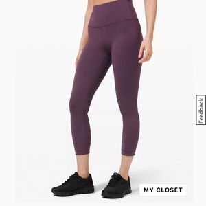 Lululemon
Wunder Train High-Rise Crop 23"
Grape Thistle
Size 6